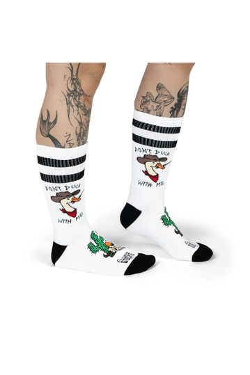 American Socks Mid High Socks Don't Duck With Me