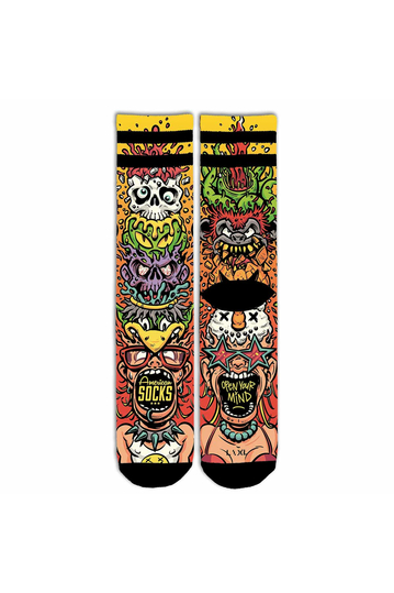 American Socks Mid High Socks Open Your Mind