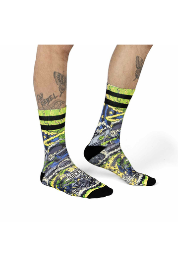 American Socks Mid High Socks Wasteland