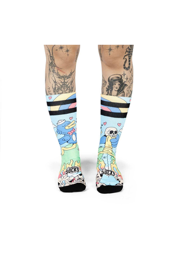 American Socks Mid High Socks Cute Chaos