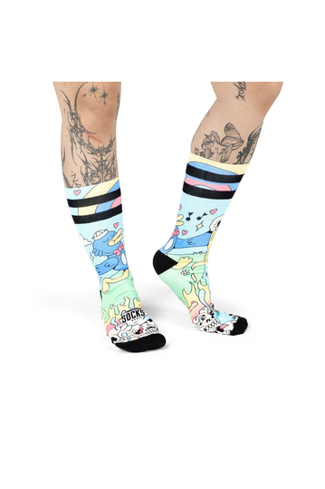American Socks Mid High Socks Cute Chaos