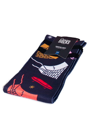 American Socks Mid High Skateboard Halfpipe Socks