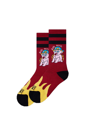 American Socks Mid High Socks Bad Mood