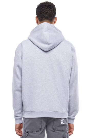 Karl Kani Chest Signature Zip Hoodie Grey