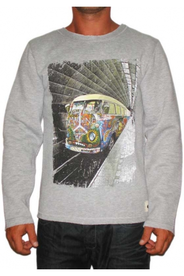 Bigbong men's sweatshirt with graffiti magine print