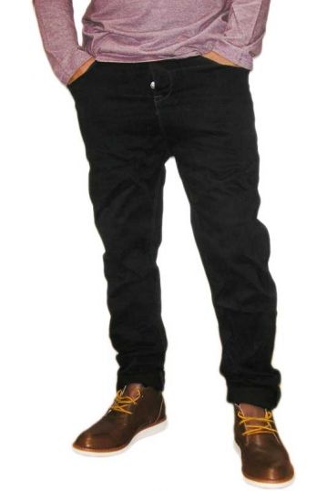 Ανδρικό πεντάτσεπο παντελόνι μαύρο