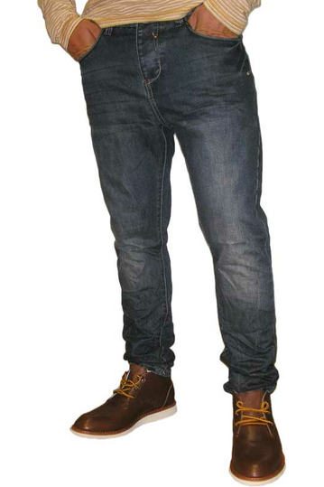 Men's jeans in dark blue wash