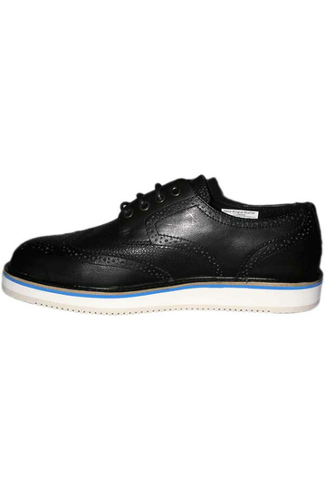 Wesc Brogue Blucher leather shoes black