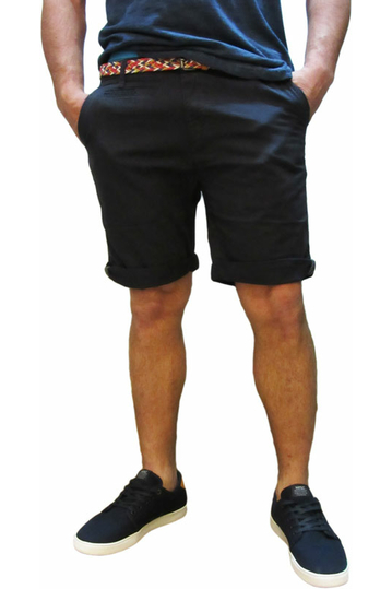 Bellfield men's chino shorts Hemmingway in navy