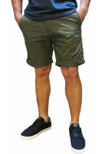 Bellfield men's chino shorts Hemmingway in khaki