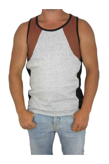 Humor men's Tank top Stroms color block