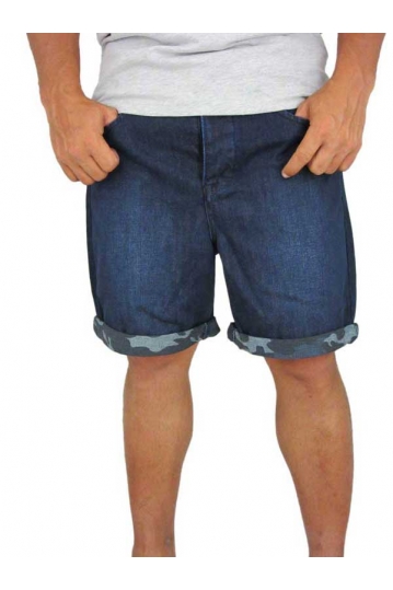Humor Jikky men's dark denim shorts