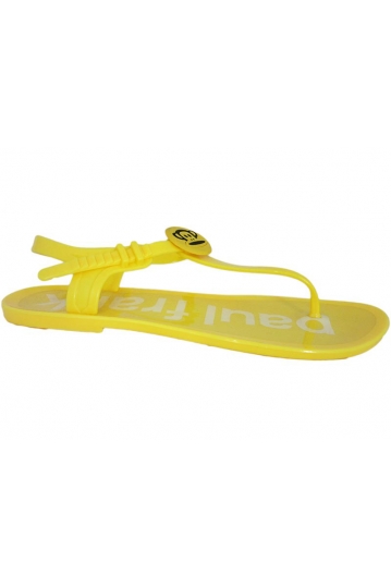 Paul Frank women's rubber sandals in yellow