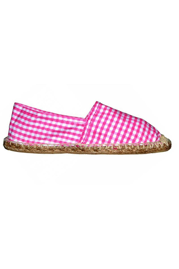 Reservoir women's espadrilles in plaid pink