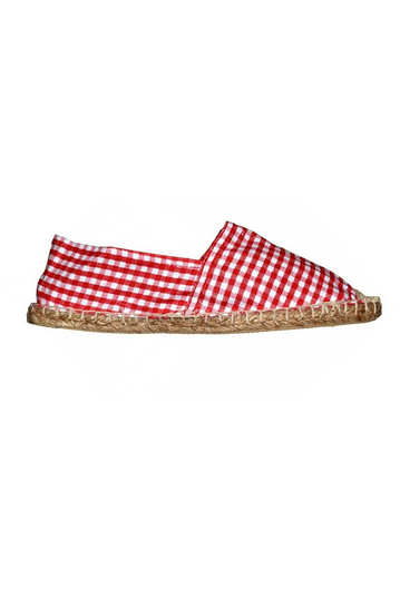 Reservoir women's espadrilles in red plaid