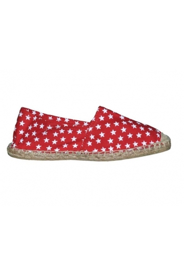 Reservoir women's espadrilles red with stars