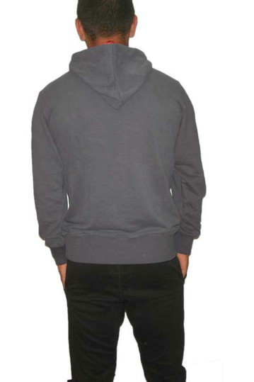 Bigbong ανδρικό φούτερ ανθρακί με κουκούλα
