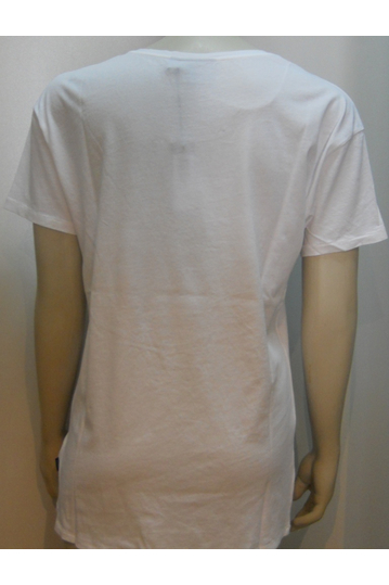 Wesc t-shirt Aqua Script white