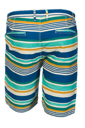 Bellfield ανδρική chino βερμούδα Wyoming μπλε/πράσινο