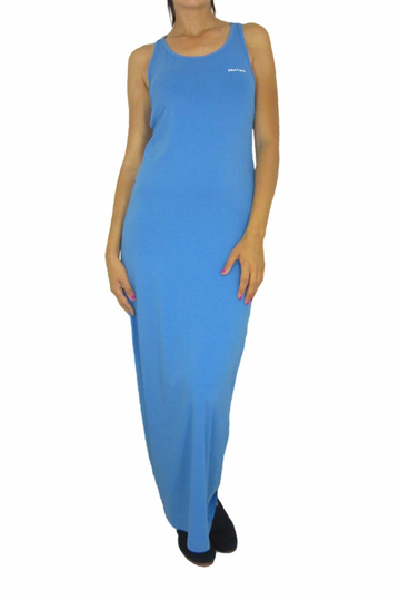 Paul Frank women's long stretch dress royal blue