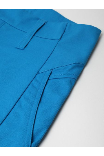 Humor drop crotch shorts Trak bay blue