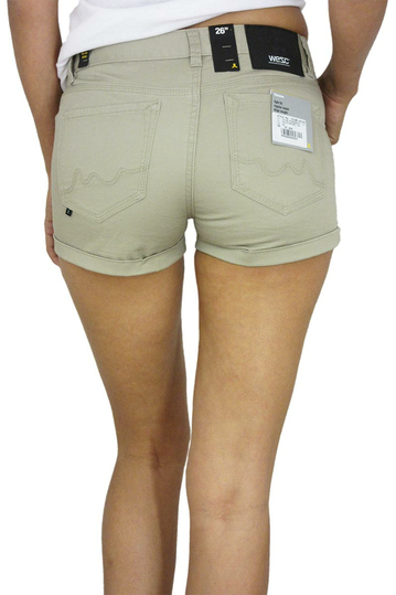 Wesc women's shorts Roxanne beige