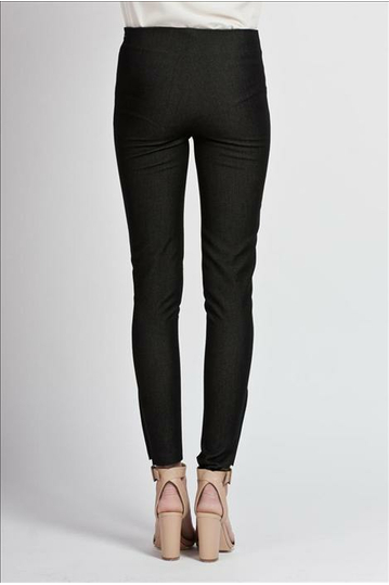 Women's black skinny treggings