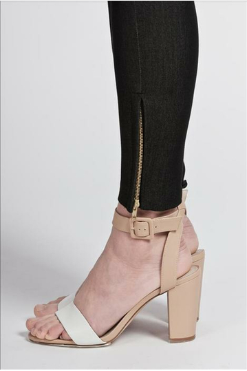 Women's black skinny treggings