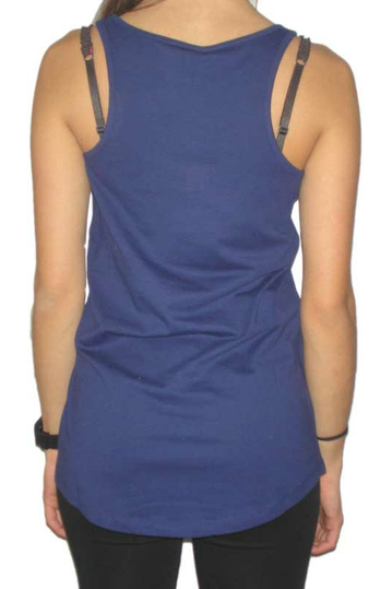 Paul Frank women's tank-top Julius diy harts in blue