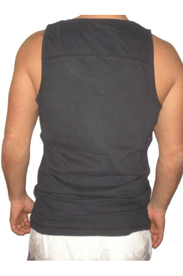 Humor Humphrey ανδρική αμάνικη μπλούζα μαύρη