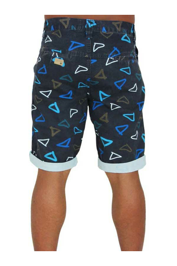 Humor Nieder ανδρική chino βερμούδα μπλε με print