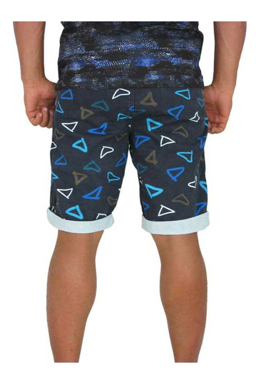 Humor Nieder ανδρική chino βερμούδα μπλε με print