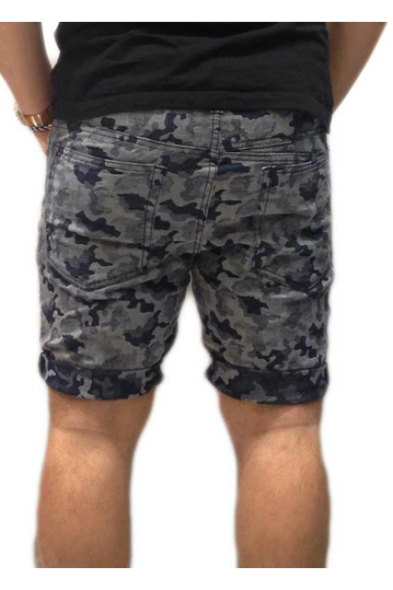 Humor Dukky ανδρική denim βερμούδα μπλε παραλλαγής