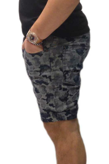 Humor Dukky ανδρική denim βερμούδα μπλε παραλλαγής