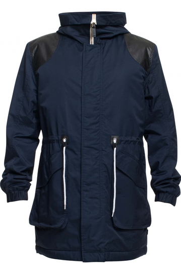 Wesc ανδρικό Elder παρκά με κουκούλα σε ναυτικό μπλε