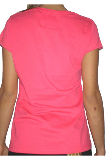 Bigbong γυναικείο t-shirt φούξια με πατσγουόρκ στάμπα