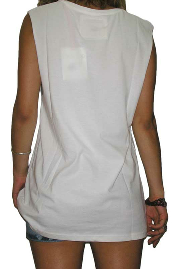 Bigbong γυναικείο αμάνικο τοπ με στάμπα