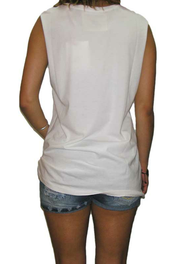 Bigbong γυναικείο αμάνικο τοπ με στάμπα λάμπα ιδέα