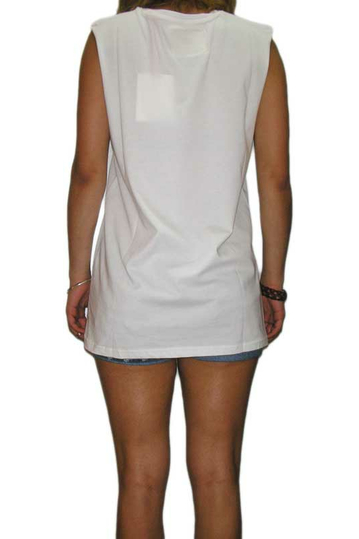 Bigbong flower head sleeveless printed top