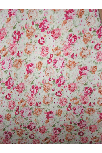 Asymmetric floral dress