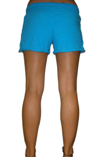 Women's sweat shorts in light blue