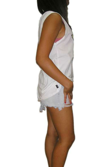 Insight γυναικείο αμάνικο μακρύ τοπ Sunny σε λευκό