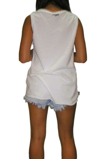 Insight γυναικείο αμάνικο μακρύ τοπ Sunny σε λευκό