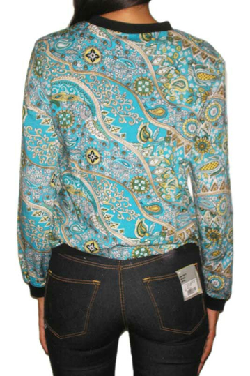 Ruby Rocks γυναικεία μπλούζα τυρκουάζ με λαχούρια