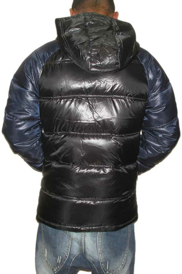 Humor Jorg καπιτονέ μπουφάν μαύρο με κουκούλα