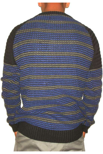 Humor Job ανδρικό μπλε πουλόβερ