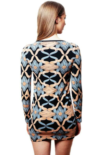 Worn By Bowie Ornamental bodycon dress multi