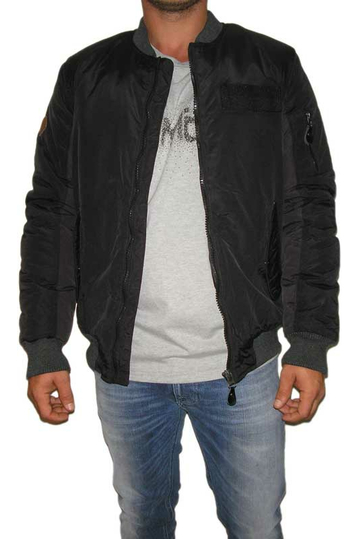 Bellfield ανδρικό bomber μπουφάν System μαύρο