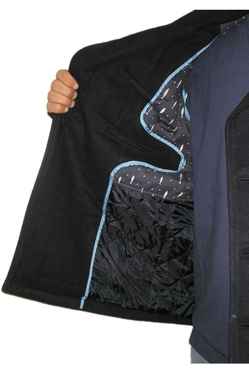 Bellfield ανδρικό σταυρωτό ημίπαλτο Metta σε navy