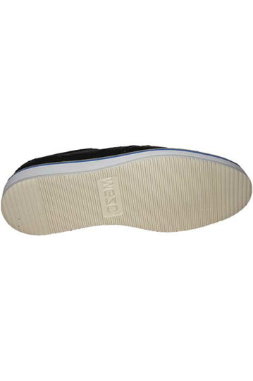 Wesc Brogue Blucher δερμάτινο παπούτσι μαύρο